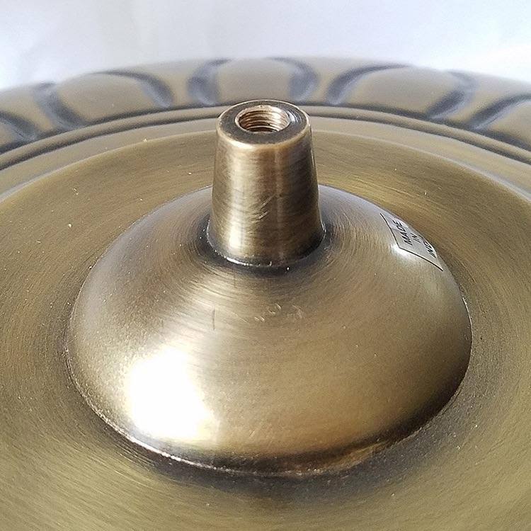 Brass Birdbath with Stake R692