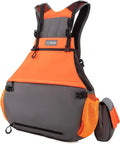 Orange Grey Upland Hunting Vest with Blood-Proof Lining X953