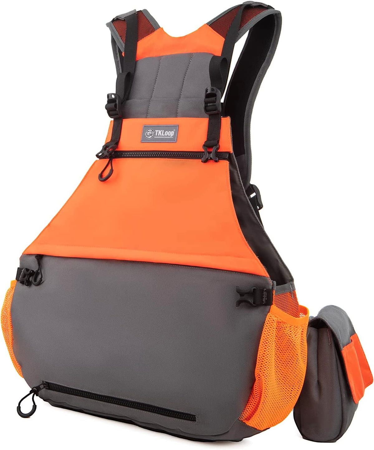 Orange Grey Upland Hunting Vest with Blood-Proof Lining X953