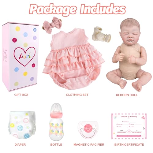 20'' Realistic Vinyl Baby Doll with Outfit Set C63467