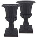 Black Plastic Urn Pack of 2 G9985