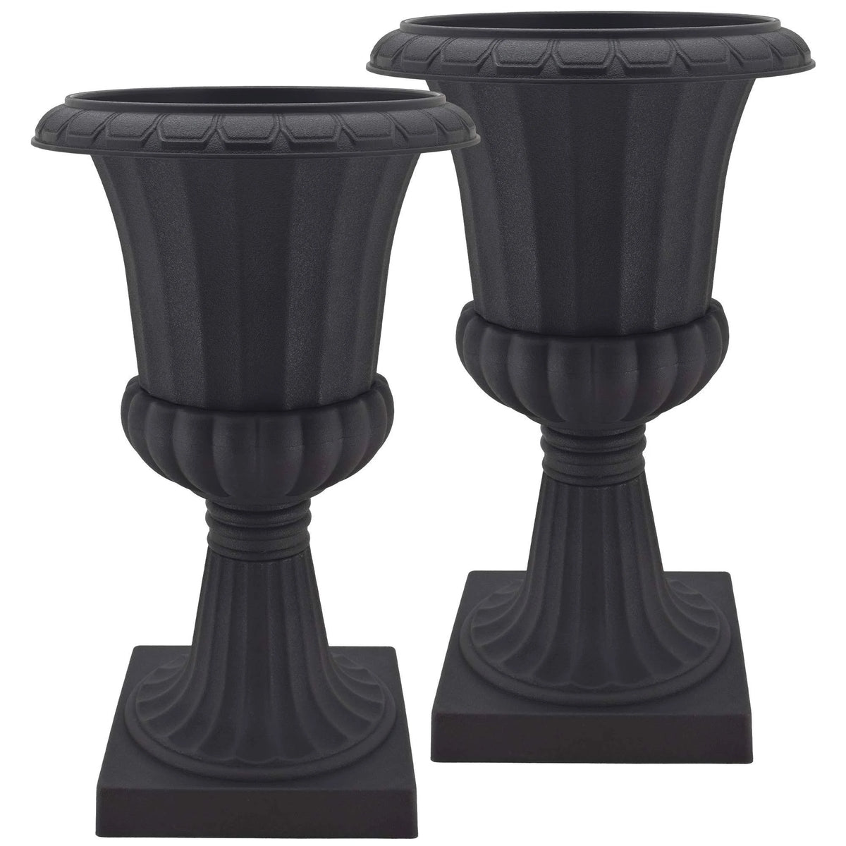 Black Plastic Urn Pack of 2 G9985