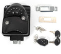 Keyless Entry Door Lock Latch Handle Knob Deadlock (Black) K755430