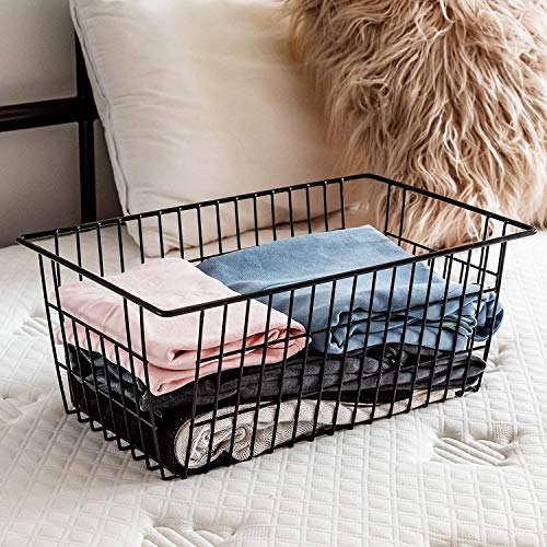 17.5" 2Packs Wire Metal Freezer Organizer Bins V44163