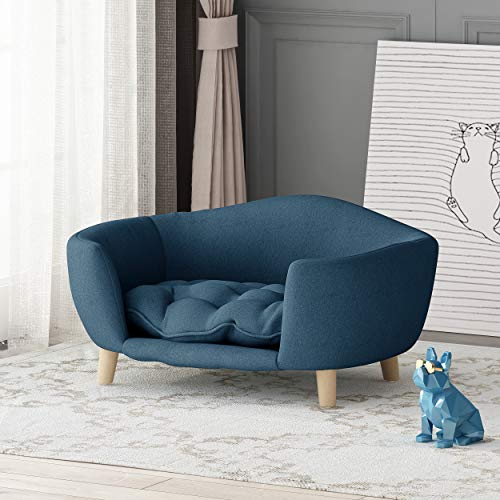 Dark Gray Plush Pet Bed X2901
