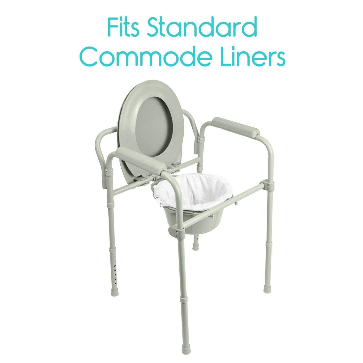 3 in 1 Extra Wide Folding Commode Chair H69483