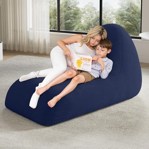 Pink Corduroy Bean Bag Chair with Filler J3324