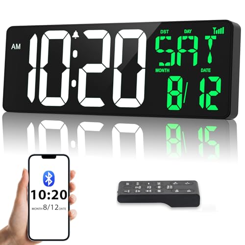 17 Inch Digital Wall Clock with Remote I18989