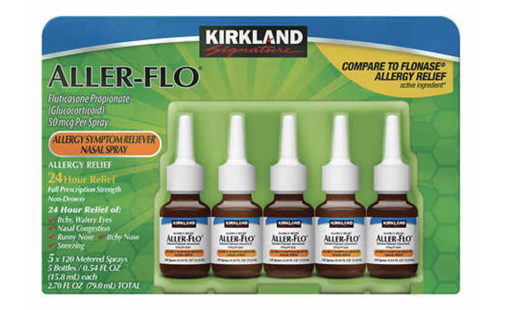 Aller-Flo 50mcg Allergy Spray, 5 Bottles O8836