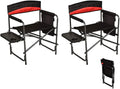 Heavy Duty Folding Camp Chairs with Side Table T817