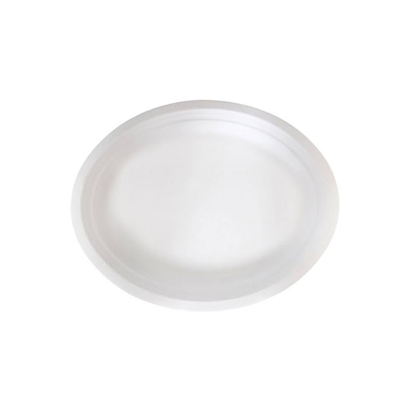 Oval Sugarcane Plate Q2528