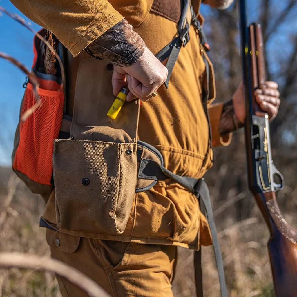 Orange Grey Upland Hunting Vest with Blood-Proof Lining X953