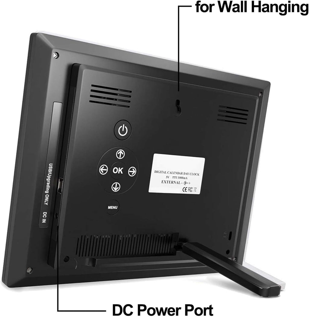 Digital Calendar Alarm Day Clock with Remote Control P841341