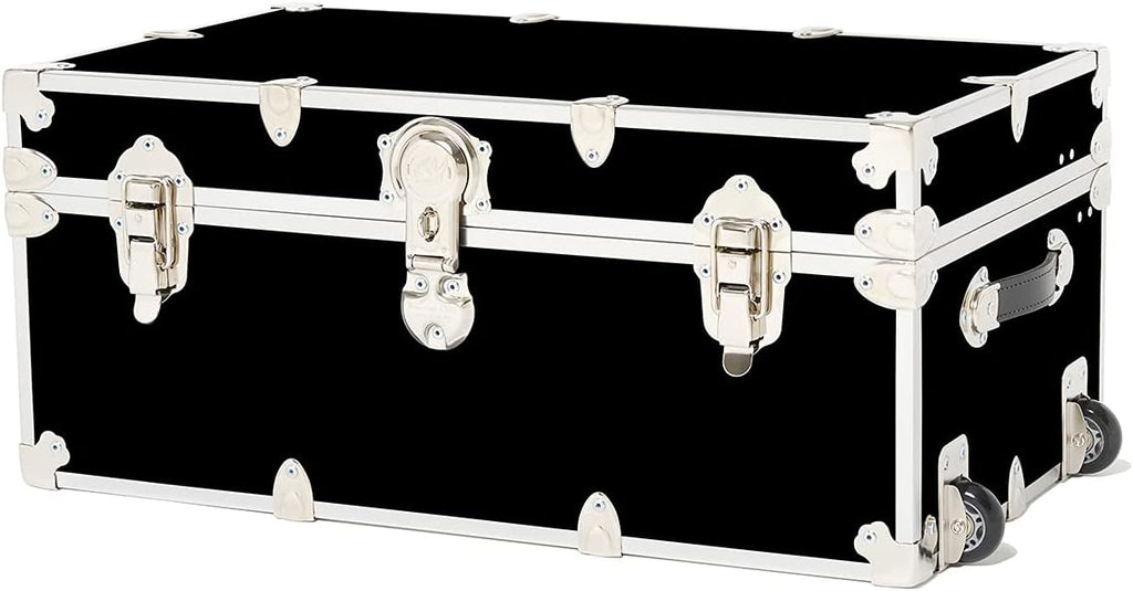 Large Storage Trunk with Mounted Wheels 32x18x14 Slate N58066
