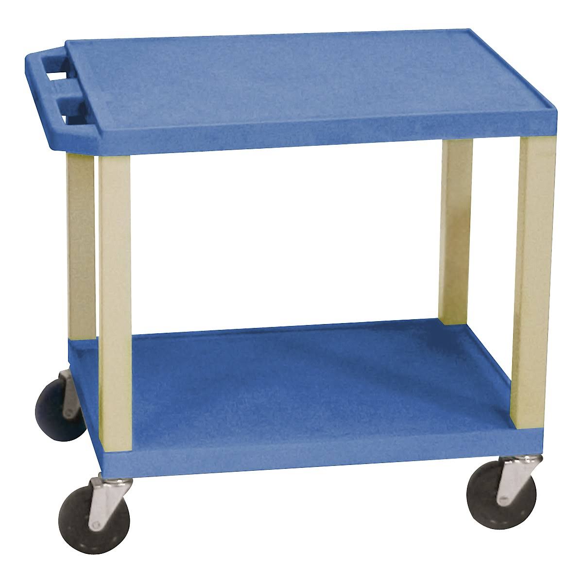 Plastic 2 Shelf Utility Cart X374