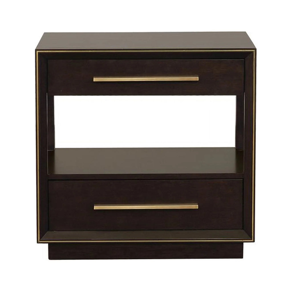 4-piece Wood California King Panel Bedroom Set in Brown and Gray V4142