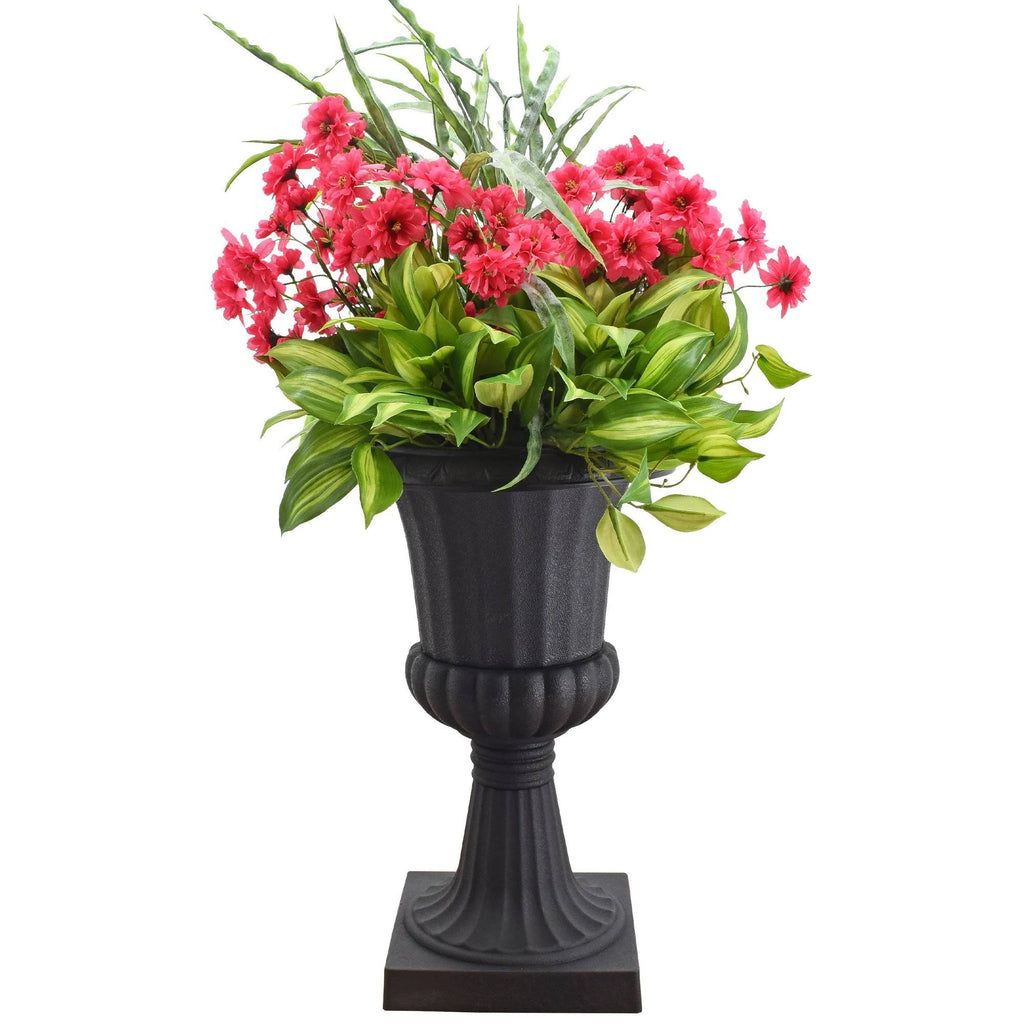 Black Plastic Urn Pack of 2 G9985