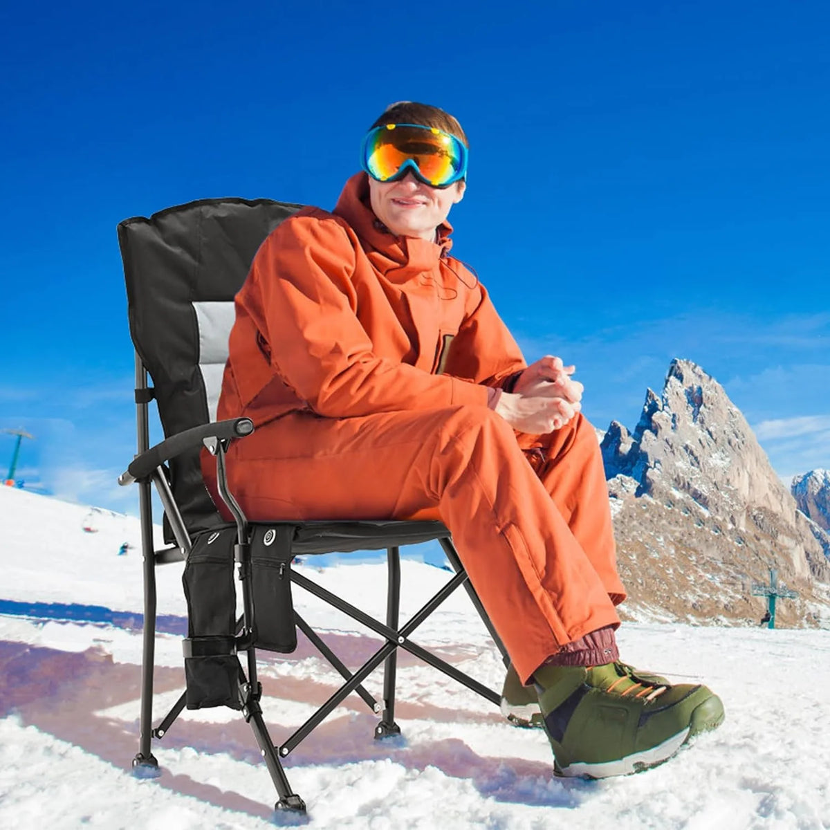 Heated Folding Camping Chair H14947