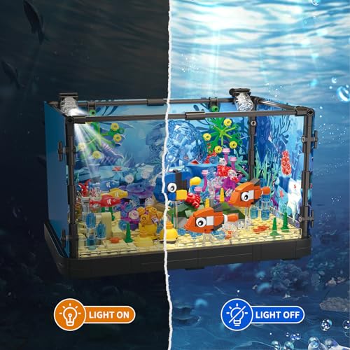 725 Pcs Lighting Aquarium Building Kits G92384