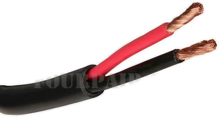 14 AWG In-Wall Outdoor Speaker Wire Cable Black 250ft F8704