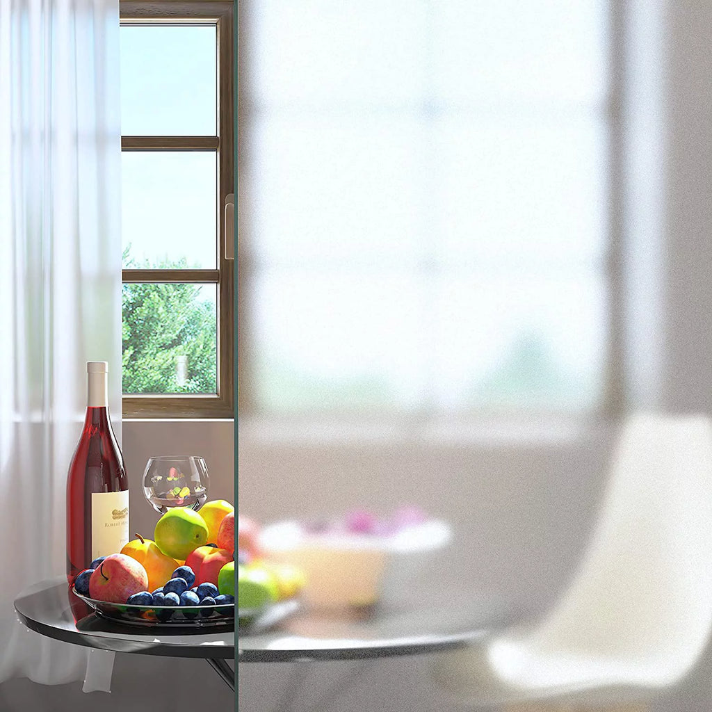 Matte White Frosted Window Privacy Film 15.7''x354'' F44936
