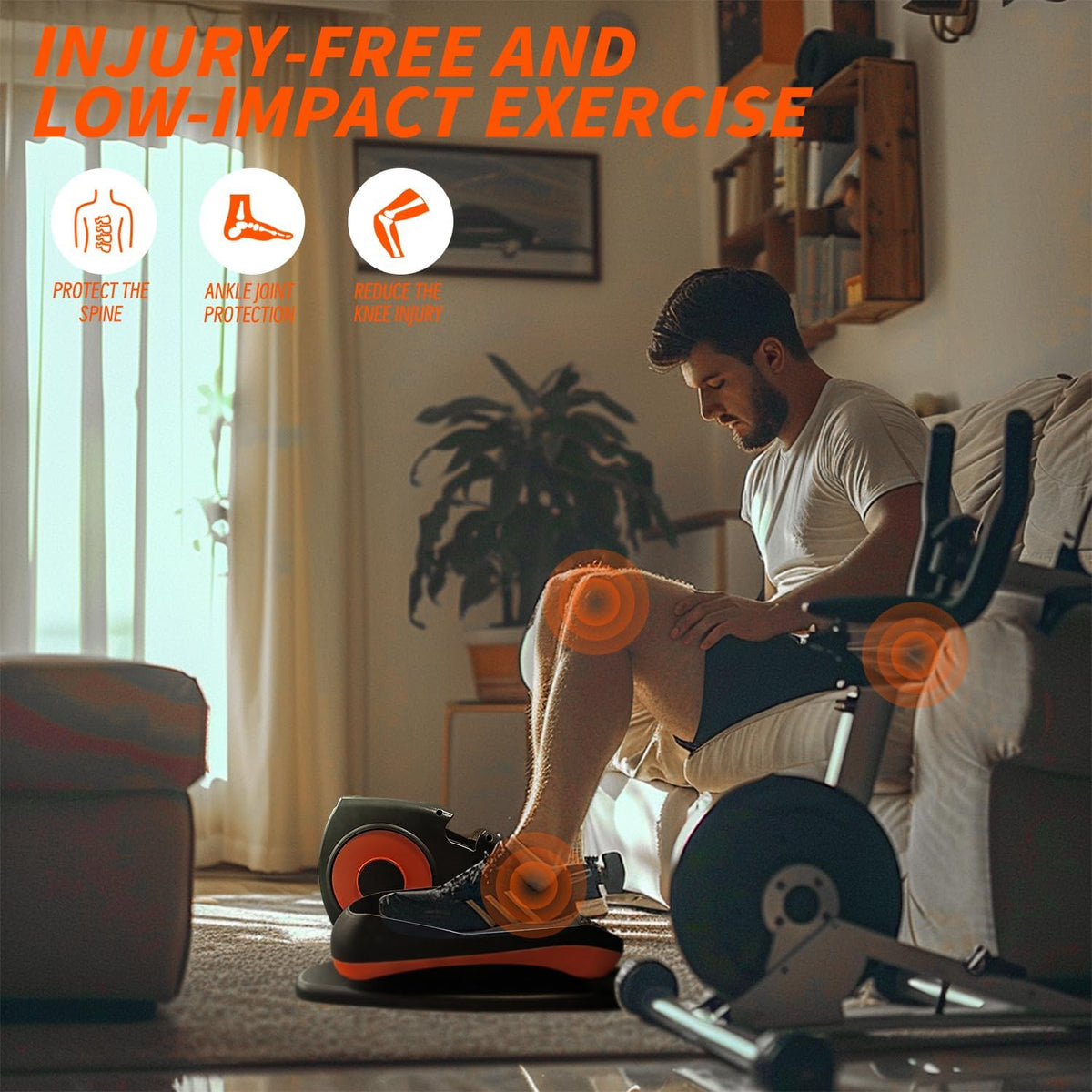Portable Mini Under Desk Elliptical C400215