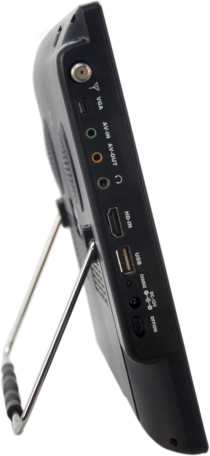 14.1 Portable Widescreen LED TV with HDMI, USB/SD Card Slot, and Remote Control P1195