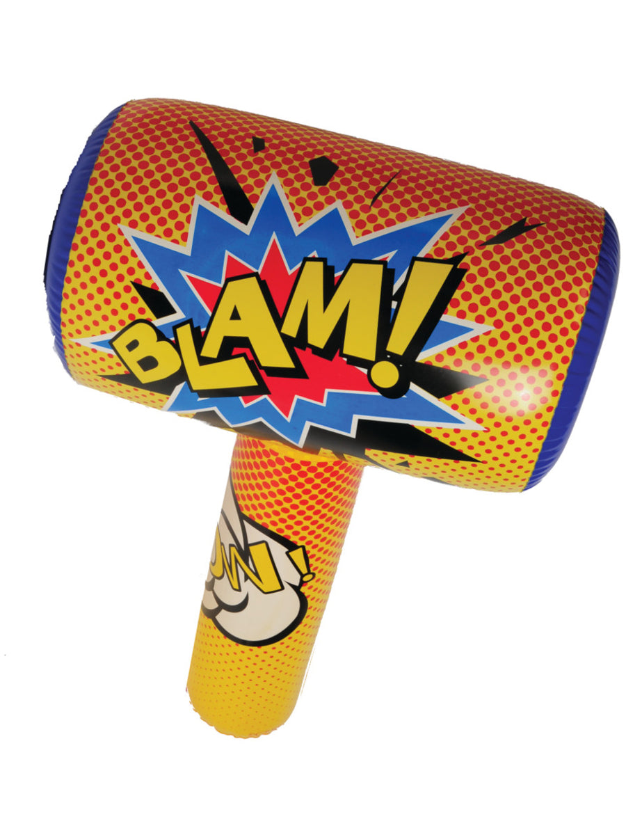 Comic Book Superhero Inflatable Blow Up Toy Hammer Costume Accessory D215597