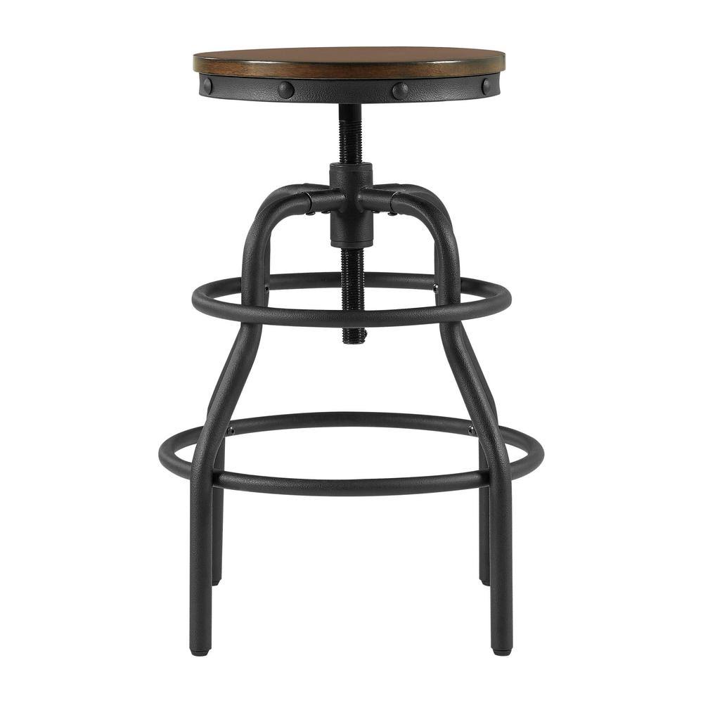 Black Metal Bar Stool I43140