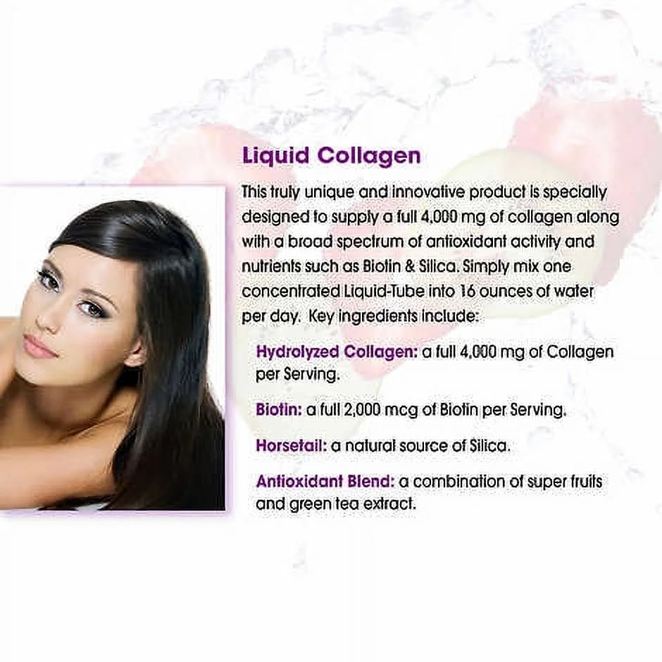 Liquid Collagen Drink Mix Tubes, 4000 Mg, 30 Ct I621560