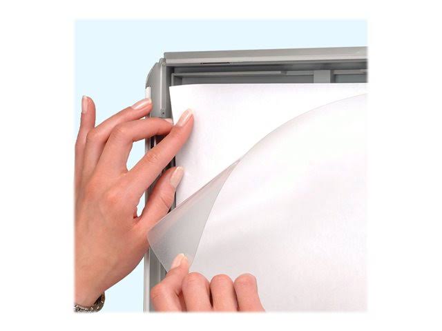 Snap-Frame Sign Holder with Curved Metal Stand X99435