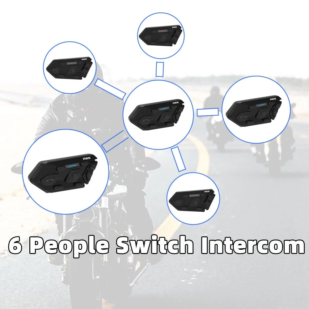 Motorcycle Helmet Intercom BT Wireless Headset Q98655
