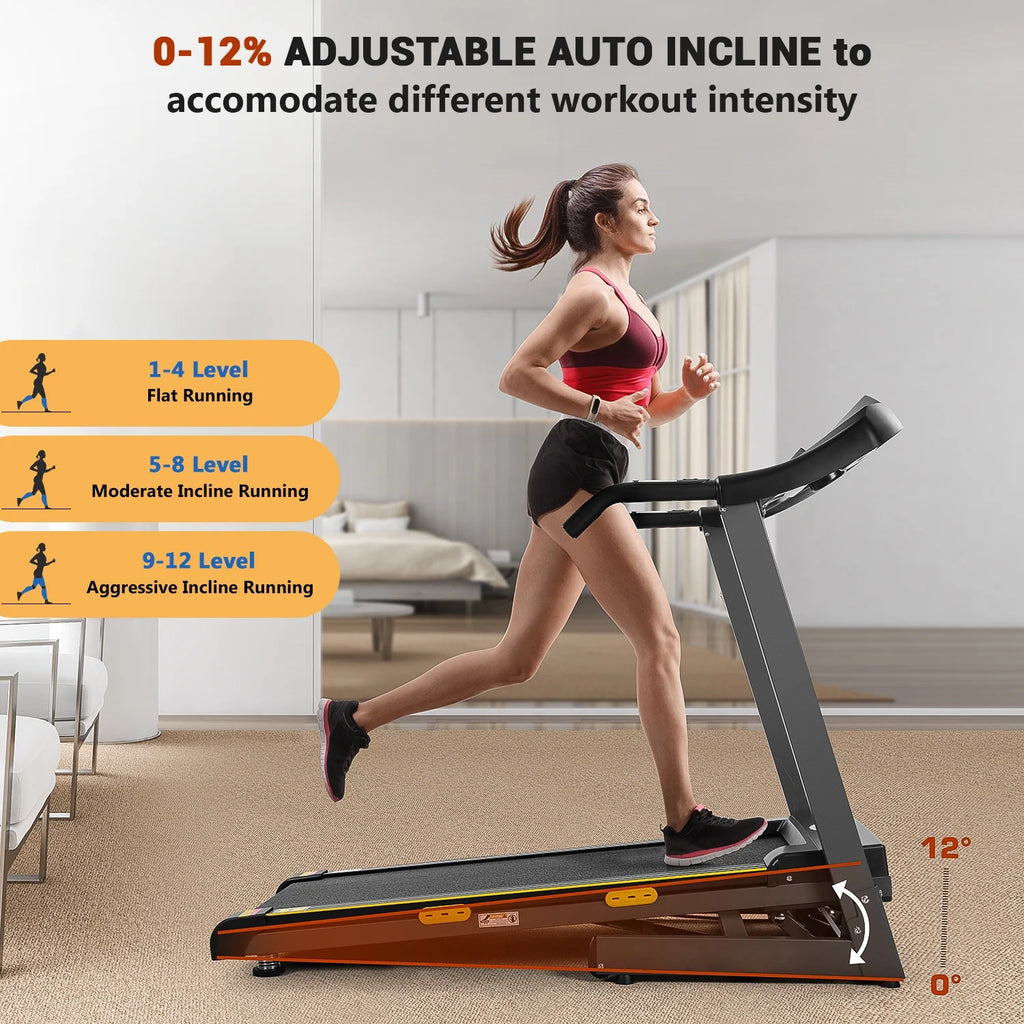 2.5 HP Treadmill with 12% Auto Incline U4509