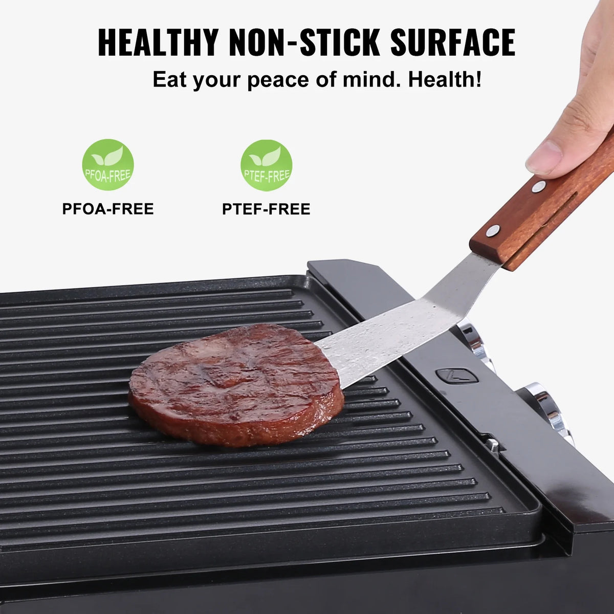 14.5" Commercial Electric Countertop Griddle Grill X2674