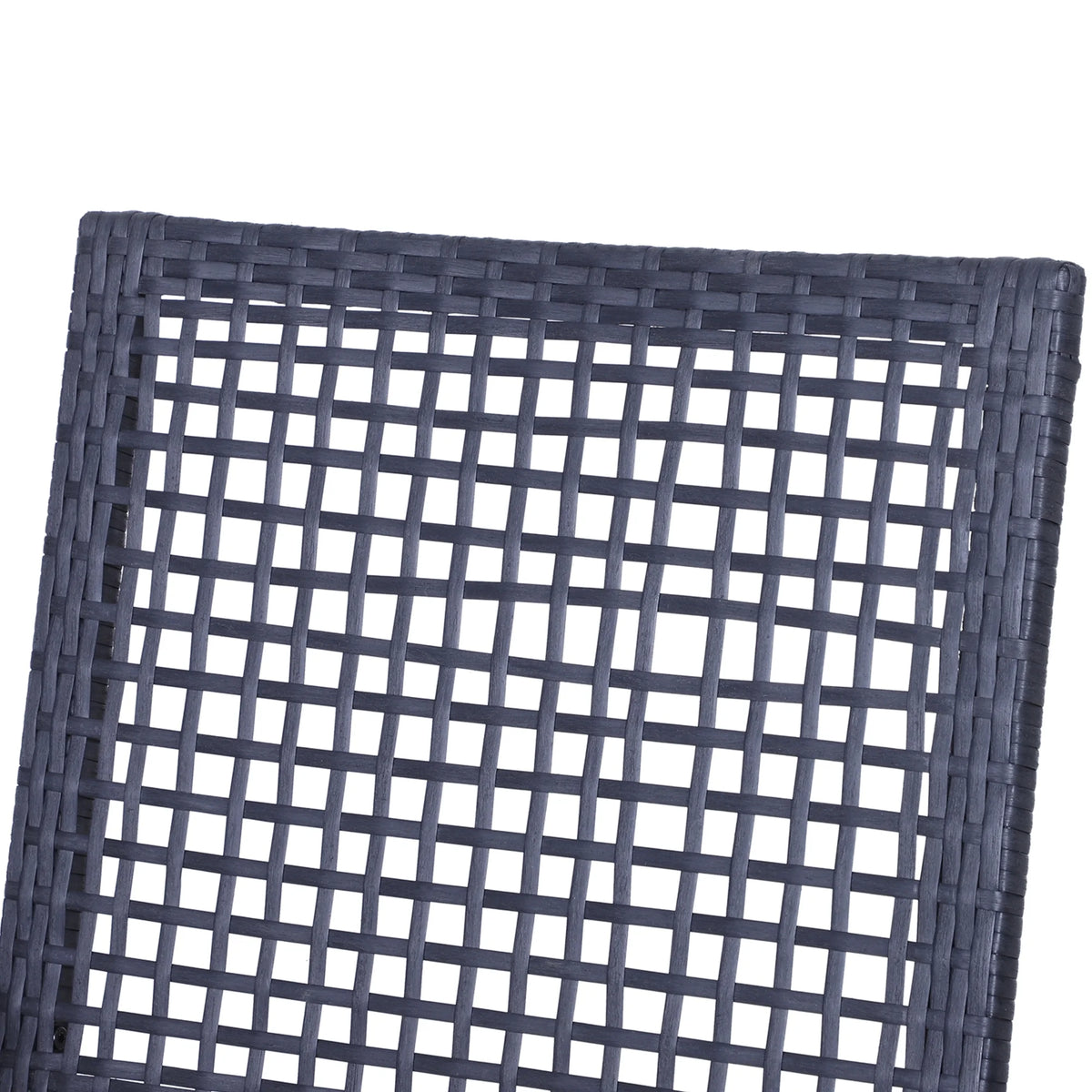 3 Pcs Rattan Wicker Patio Bar Set with Cushion T864789