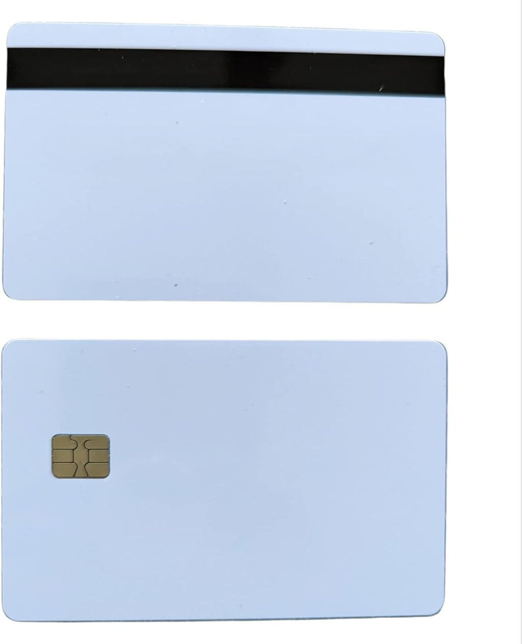 10 Pack Blank White EMV Chip Cards with Magnetic Stripe R40117