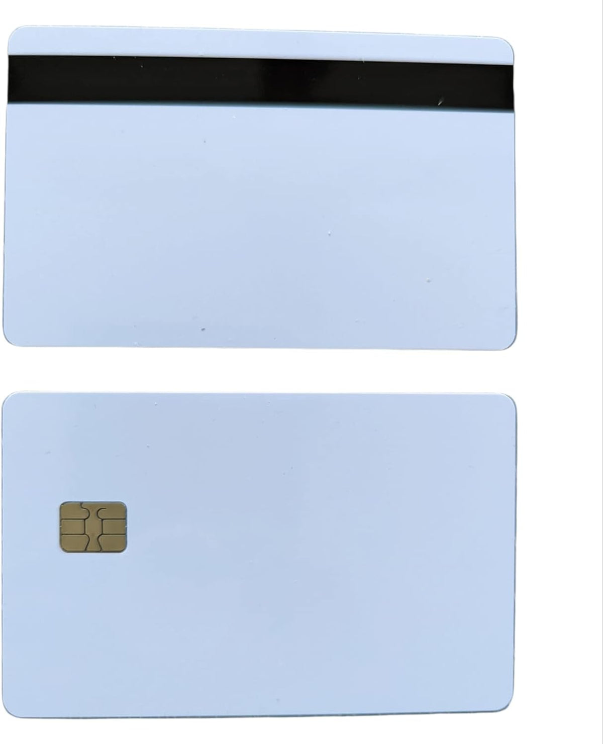 10 Pack Blank White EMV Chip Cards with Magnetic Stripe R40117