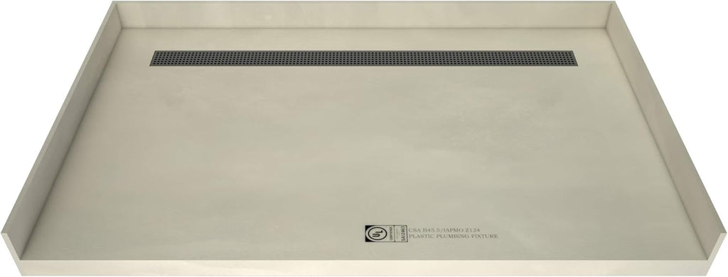 Tile Able Trench Barrier Free Pan, 36" D x 63" W J760590