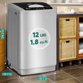 Portable Full-Automatic 1.8 Cu. ft. Top Load Laundry Washer H7204