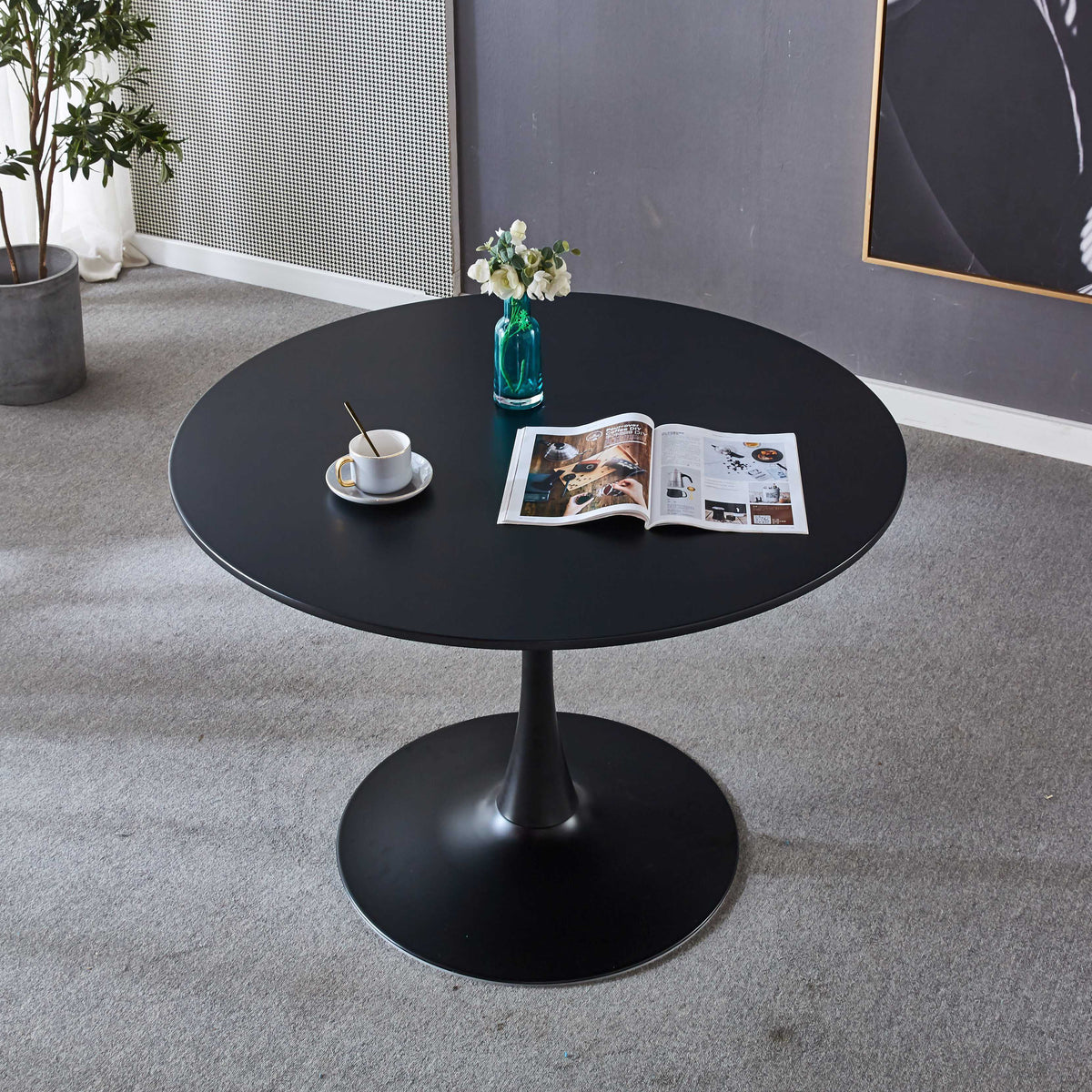 Black Tulip Dining Table A2594
