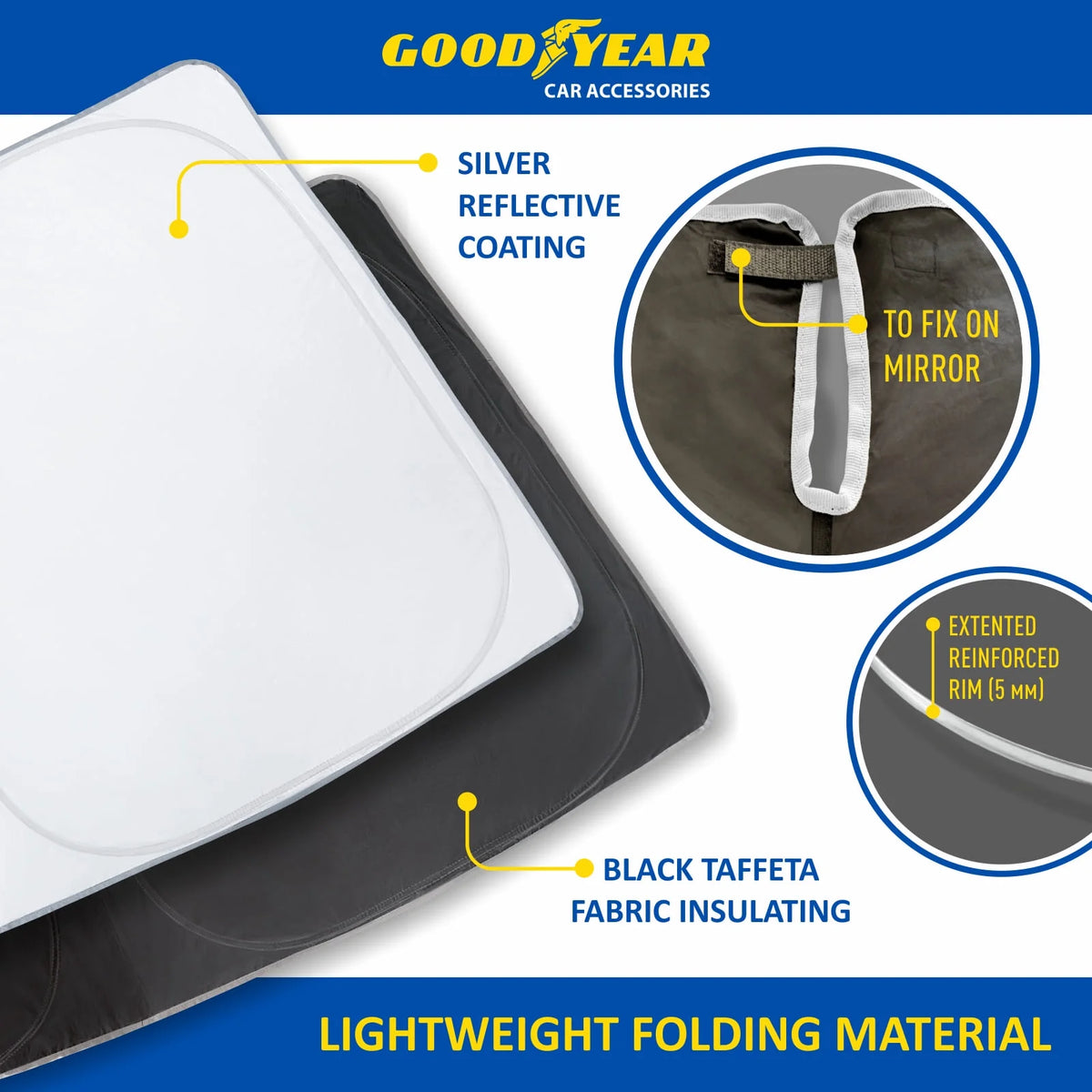 Foldable Windshield Sun Shade for Front Window Y41177