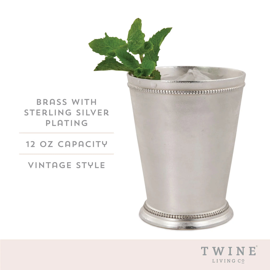 Mint Julep Cup, Set of 1, 12oz, Silver I3193