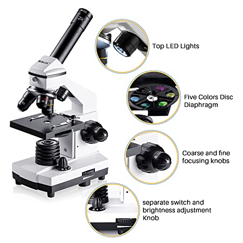 100X-2000X Compound Microscope with Slides X530