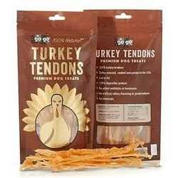 3oz Turkey Tendon Dog Chew Treats Z290035