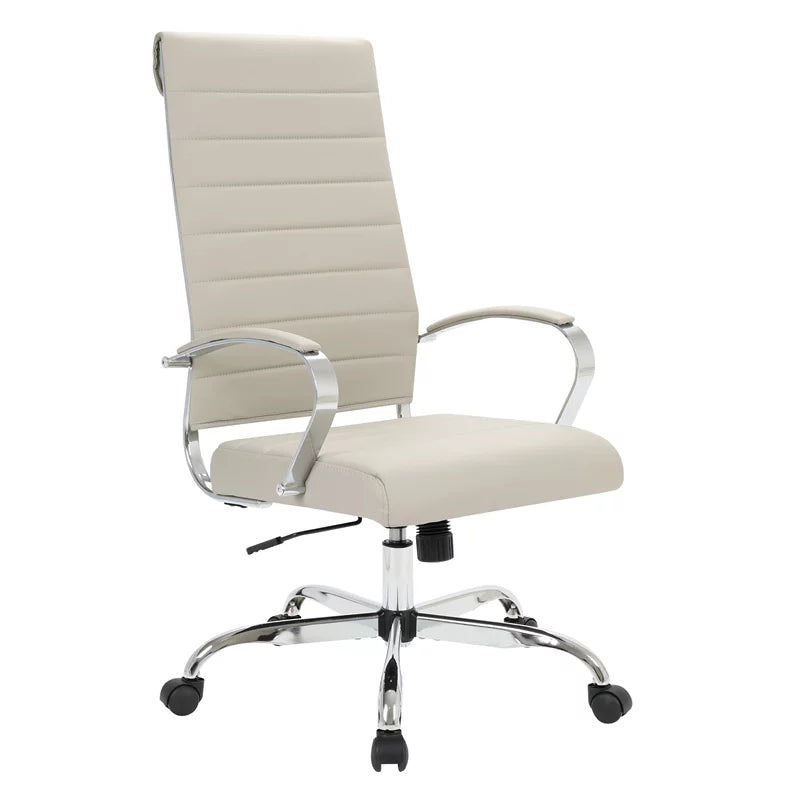 Tan Leather Office Chair T662