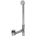 White Bottom Outlet Toe Control Tub Waste B71267