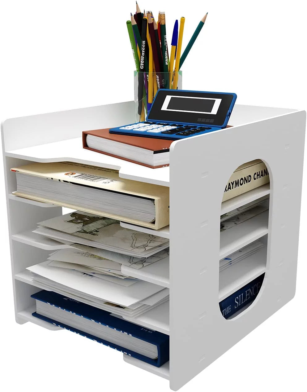 5-Tier Paper Organizer Letter Tray F691