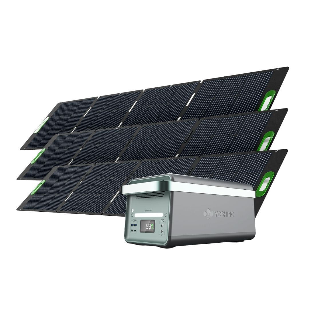 Portable Solar Generator 330W with 100W Solar Panel Y6026