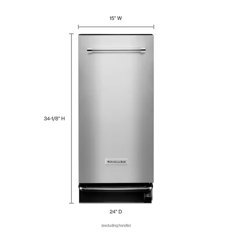 Built-In Trash Compactor in Stainless Steel Z214