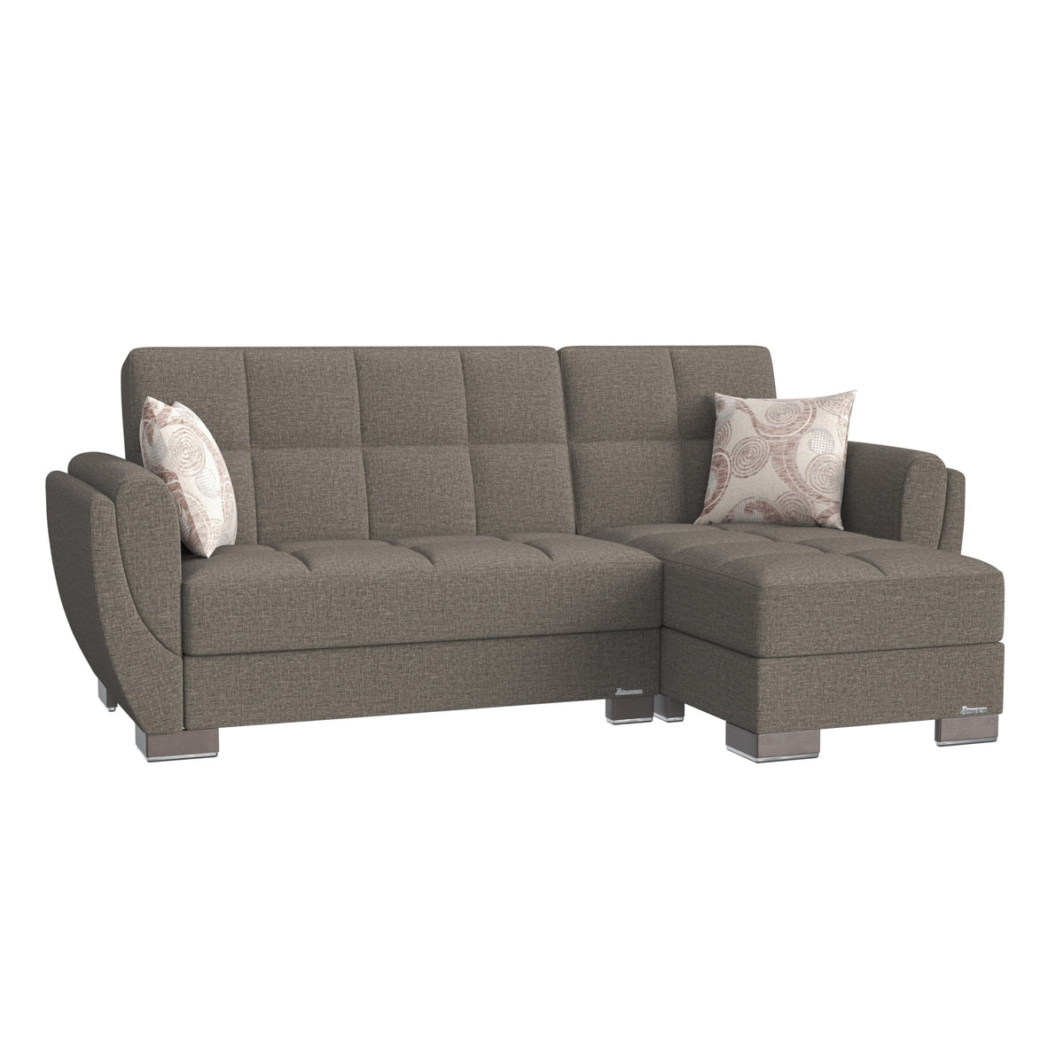 Brown Sectional D84011